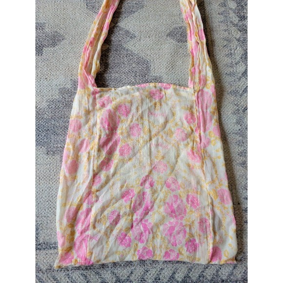 Free people See Through Pink And Cream Crossbody Bag - Picture 10 of 12